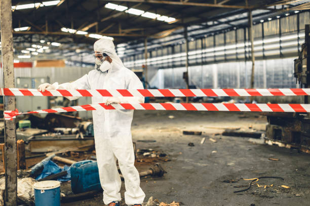 Professional Biohazard technician working in Hereford, CO